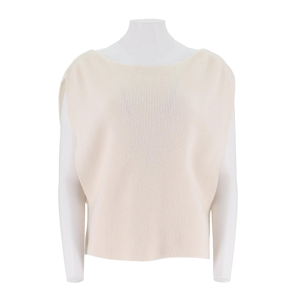 One Collar Cashmere Vest Pullover
