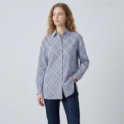 Loose Long Striped Shirt