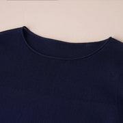 Long-Sleeve Knitted Pullover