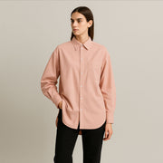 Relaxed Cotton Button-Up Shirt