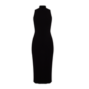 Women'S Long Sleeved High Neck Dress