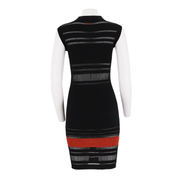 Round Neck Short Sleeved Slim Fit Dress