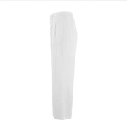 Textured Wide Leg Pants
