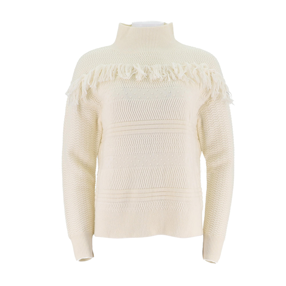 Turtle Neck Long Sleeve Pullover