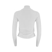 Slim Fit Round Neck Crop Top Tee