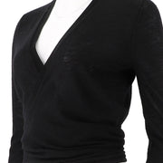 V-Neck Slim Fit Woolen Jacket