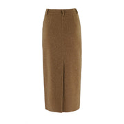Medium To Long Woolen Skirt