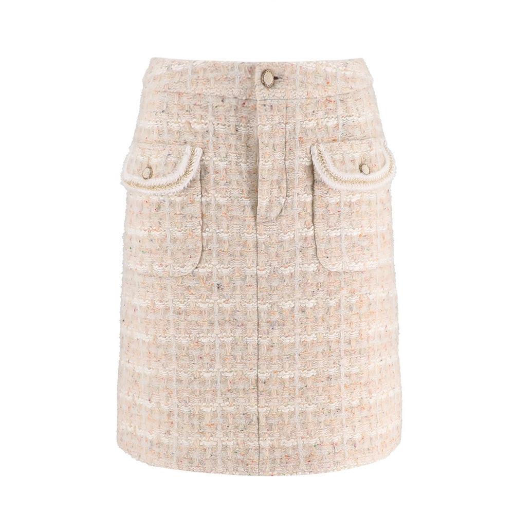 Slim Fit Skirt With Pockets