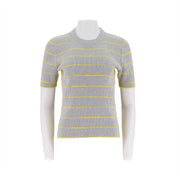 Round Neck Slim Fit Short Sleeved Pullover