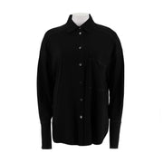 Relaxed Cotton Button-Up Shirt