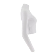 Turtleneck Long Sleeve Fitted Sweater