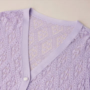 Lightweight Mid-Length Button Up Cardigan