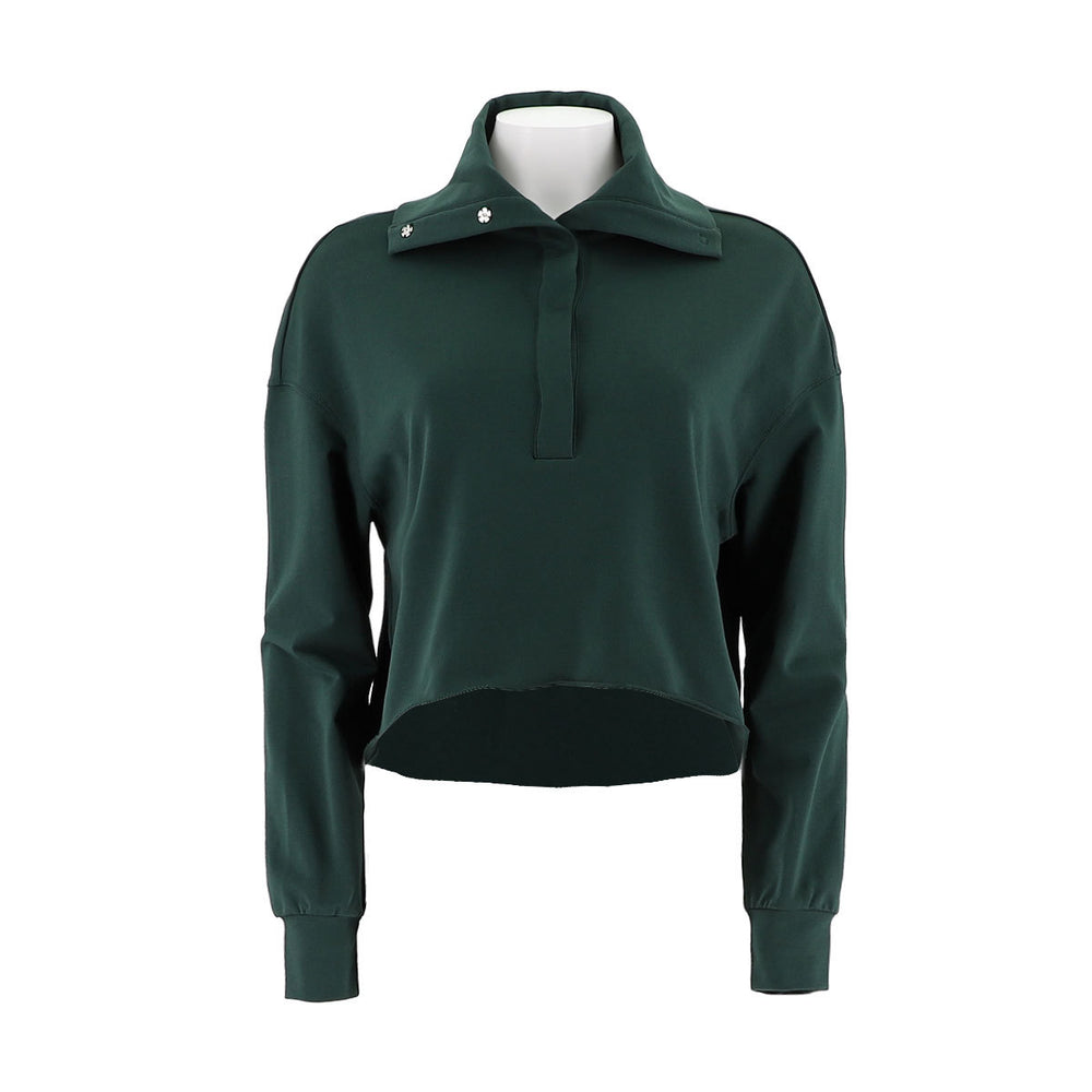 Flip Collar Short Thin Hoodie