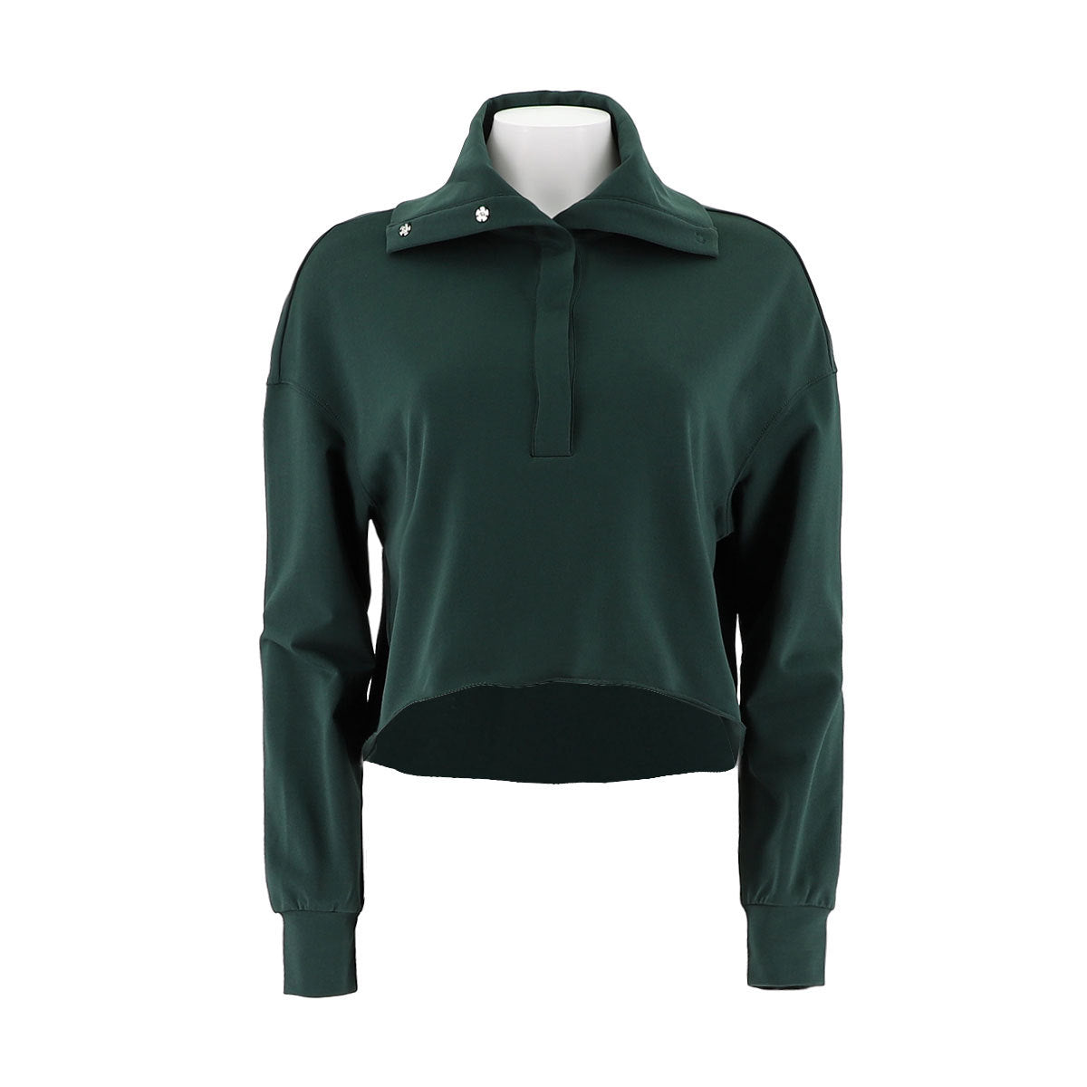 Flip Collar Short Thin Hoodie