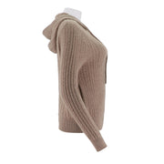 Hooded Knitted Cardigan Jacket