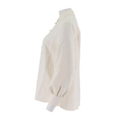 Chinese Style Standing Collar Long Sleeved Shirt