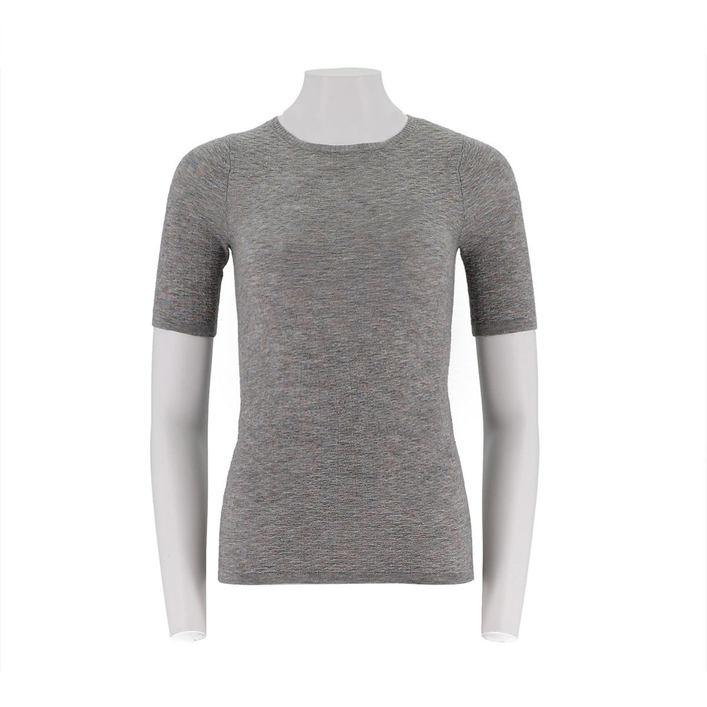 Round Neck Slim Fit Knitted Pullover