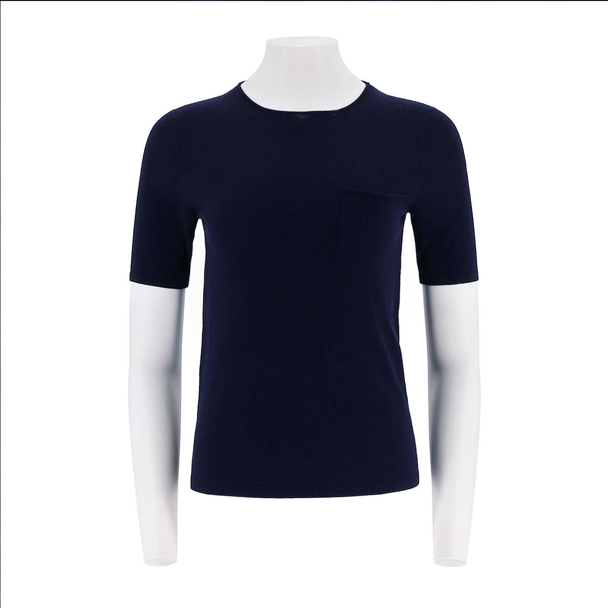 Silk Cotton Short Sleeve Sweater
