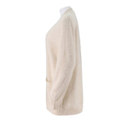 V-Neck Knitted Cardigan Jacket