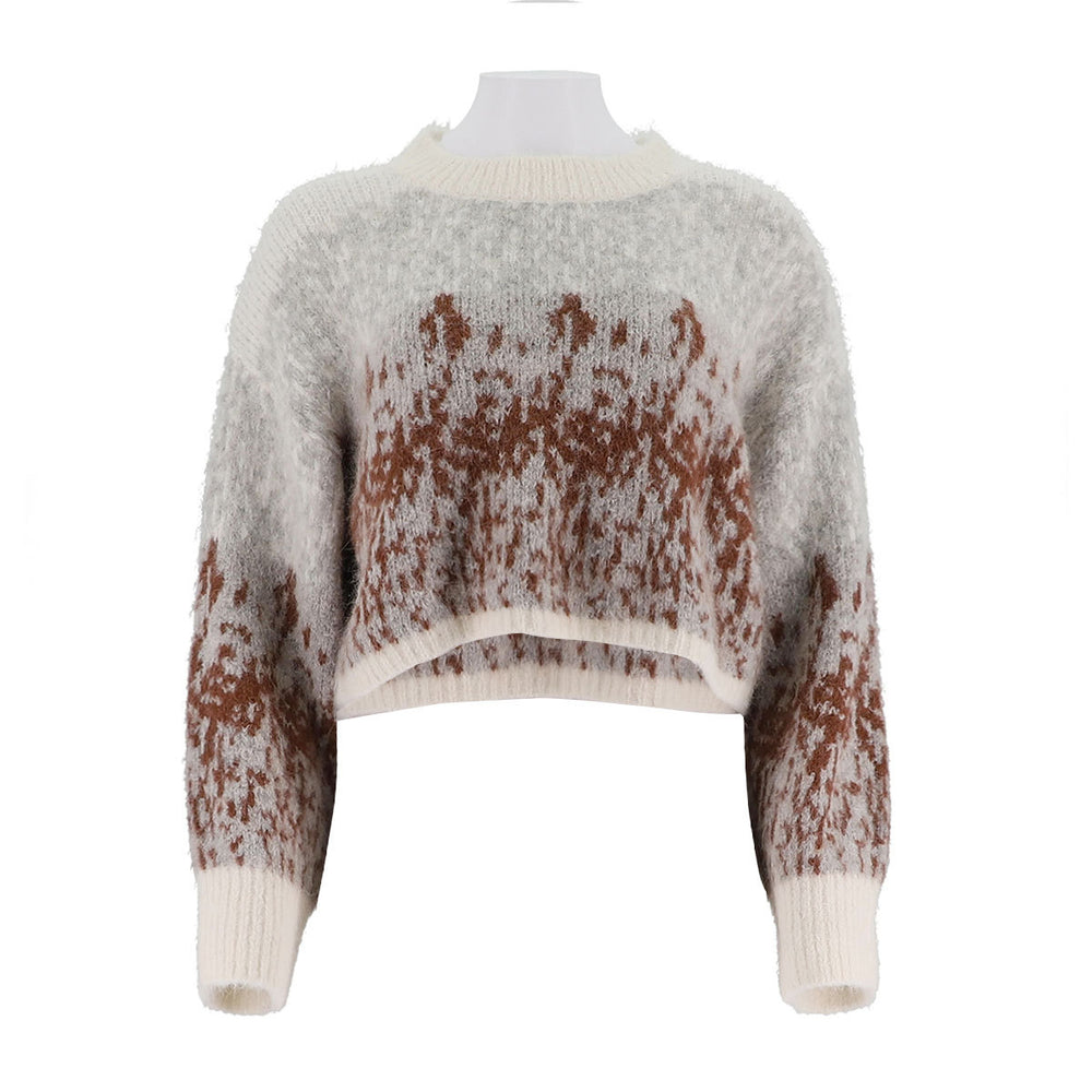 Round Neck Long Sleeved Pullover
