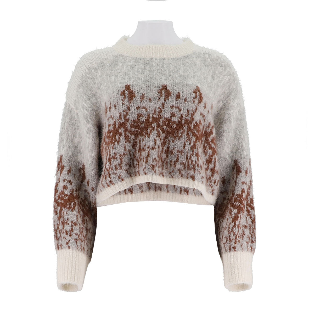 Round Neck Long Sleeved Pullover