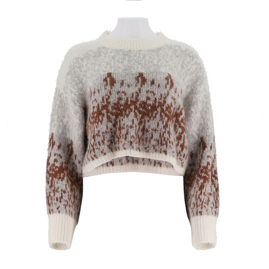 Round Neck Long Sleeved Pullover