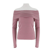 Wide Neck Long Sleeve Sweater
