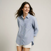 Striped Poplin Shirt