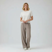 Round Neck Loose Fit Knitted Pullover
