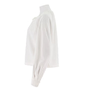 Hidden Placket Button Up Shirt