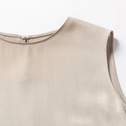 Round Neck Sleeveless Top