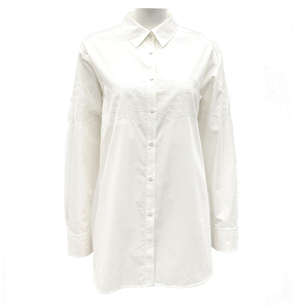 Lace Patchwork Loose Shirt
