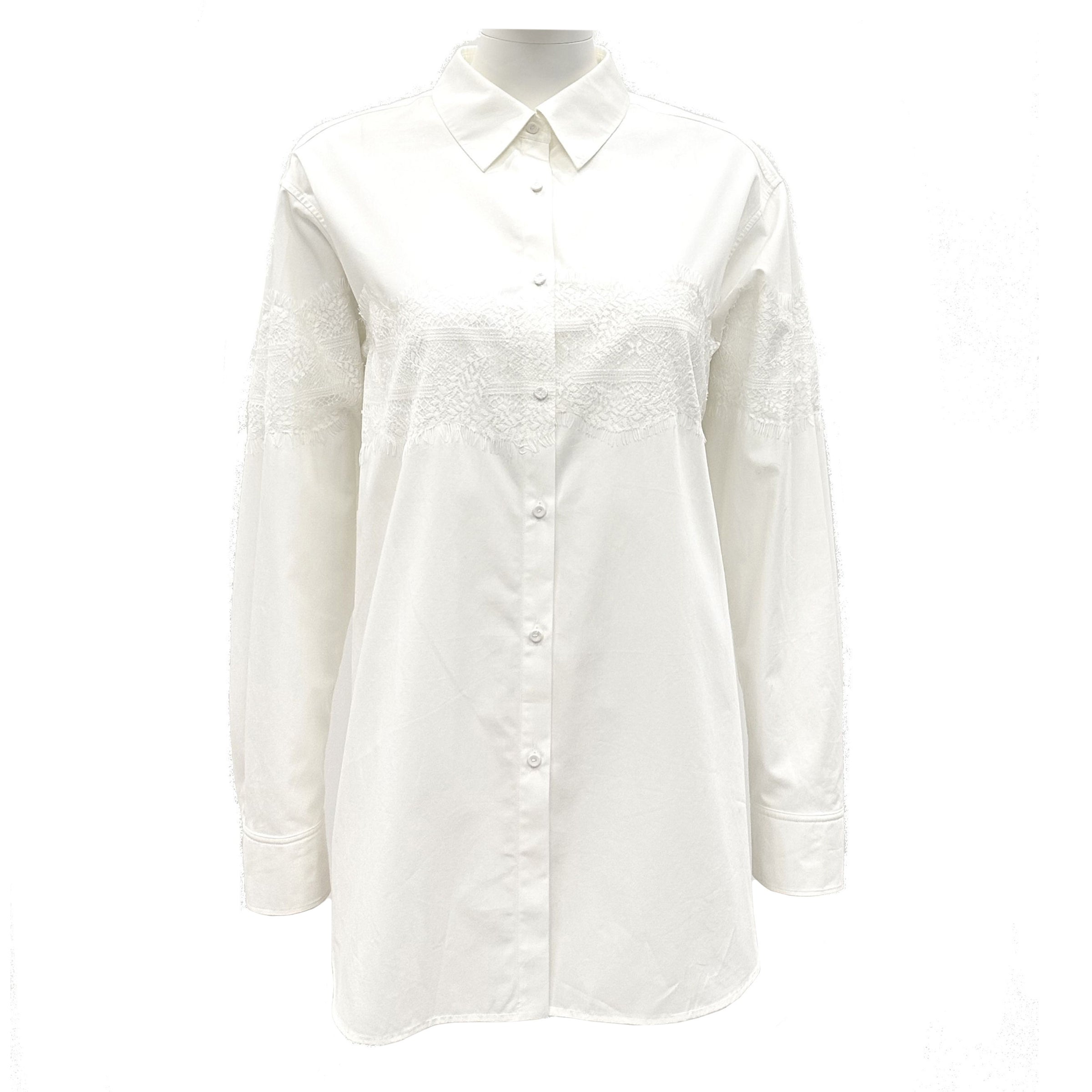 Lace Patchwork Loose Shirt