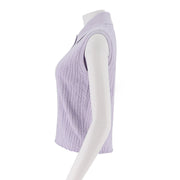 Collared Cable Knit Vest