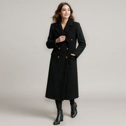 Suit Style Long Woolen Jacket