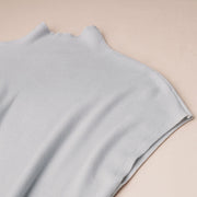 Mock Neck Dolman Sleeve Knit Top