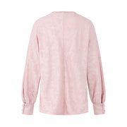 New Chinese Style Standing Collar Long Sleeved Shirt