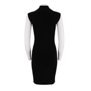 UV Resistant Zip Up Ribbed Dress