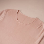 Short Sleeve Combed Cotton Pullover