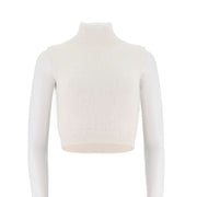 Knitted Vest With Shoulder Sleeves
