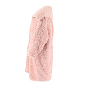 Imitation Teddy Fur Large Lapel Minimalist Coat