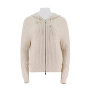 Hooded Knitted Cardigan Jacket