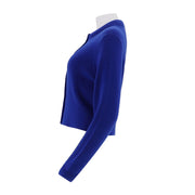 Round neck single breasted lightweight cardigan