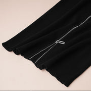 UV Resistant Zip Up Ribbed Dress