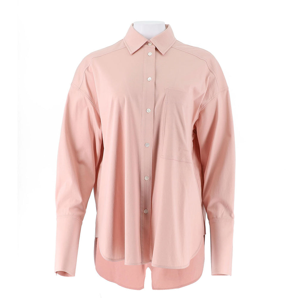 Relaxed Cotton Button-Up Shirt