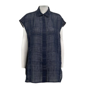 Sleeveless Linen Shirt
