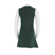 Round Neck Cut Sleeve Slim Fit Dress