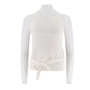 Pointelle Sleeveless Knit Top