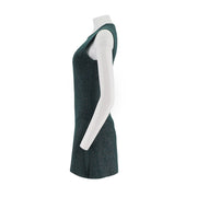 Round Neck Cut Sleeve Slim Fit Dress