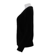 Round Neck Single Breasted Knitted Cardigan